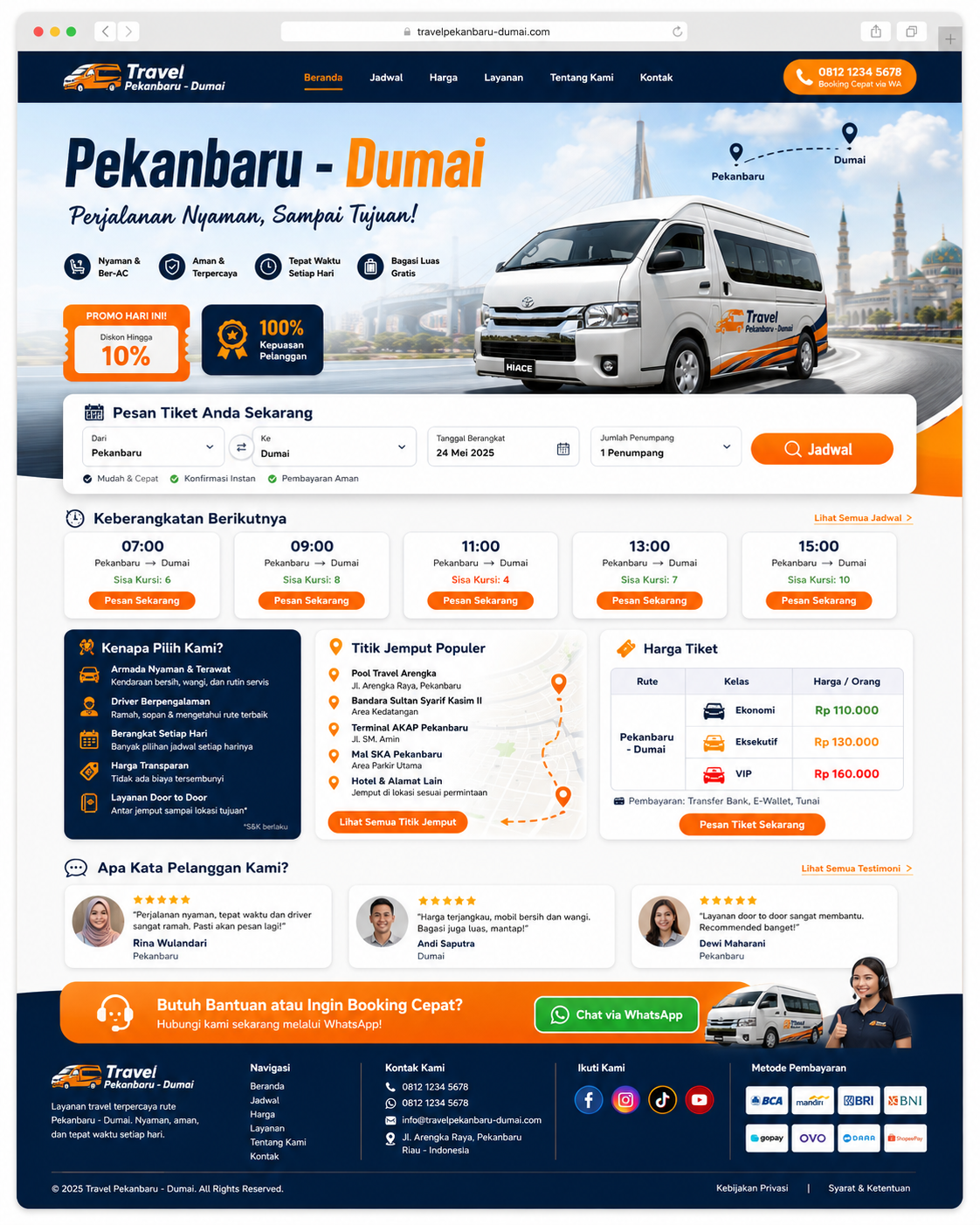 Travel Pekanbaru Dumai